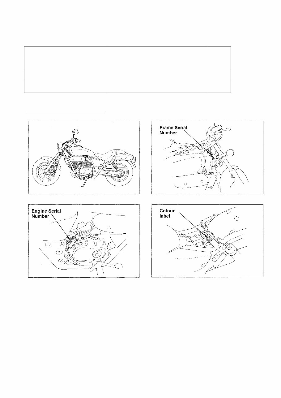 HONDA VT250C MAGNA Motorcycle Service & Repair Manual - ! preview img 3