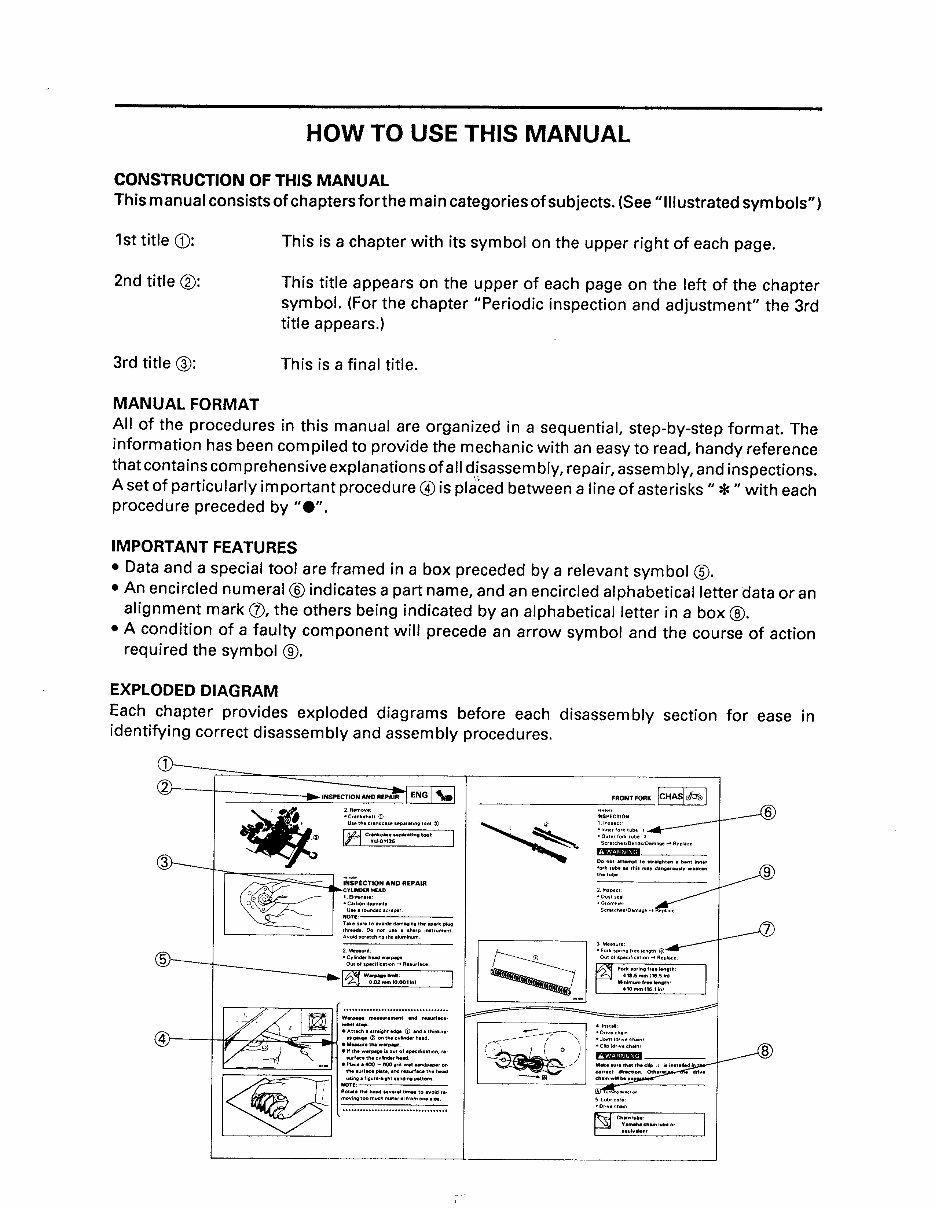 19931998 Yamaha Kodiak 400 Repair Manual YFM400