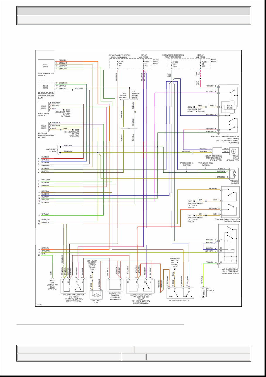 2000 Audi A6 System Wiring Diagram Manuals Online 2408