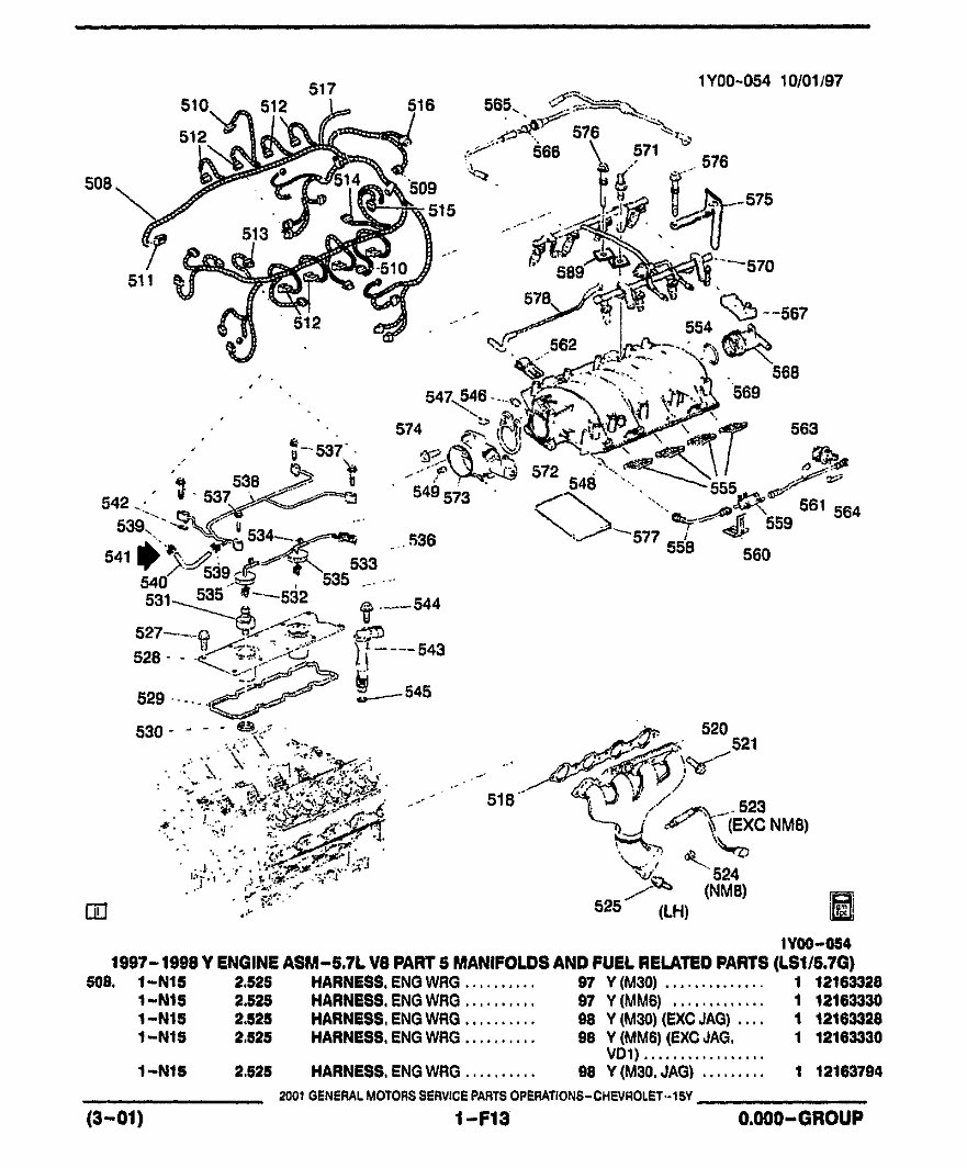 CORVETTE C5 Parts Manual Catalog 19972002