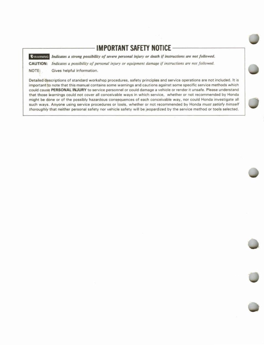 19881994 Honda FourTrax 300 Repair Manual TRX300