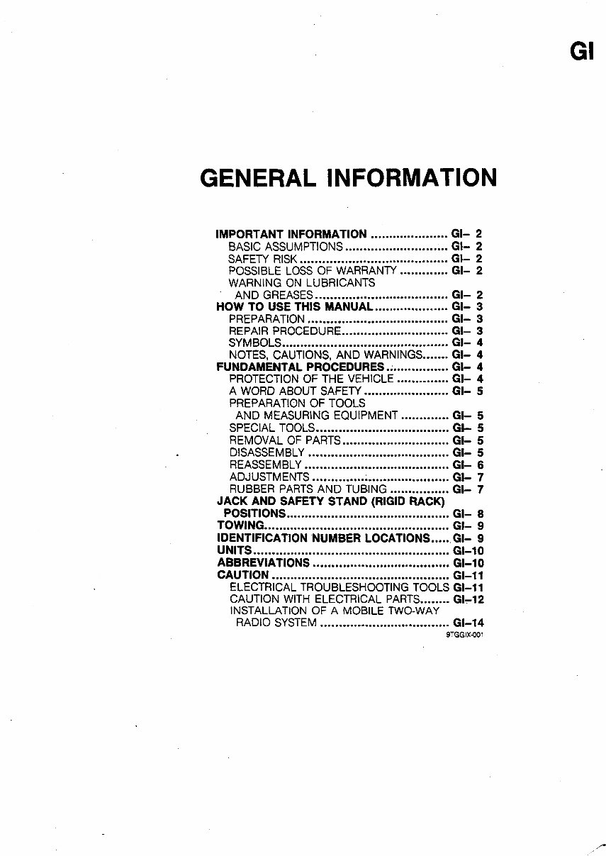 Mazda T3000 T3500 T4000 Truck Complete Service Repair Manual