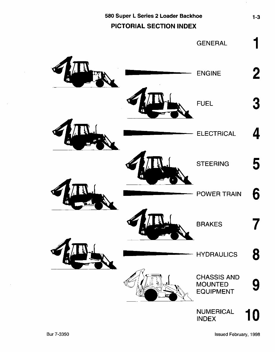 CASE 580 SUPER L Series 2 BACKHOE Parts Catalog Manual