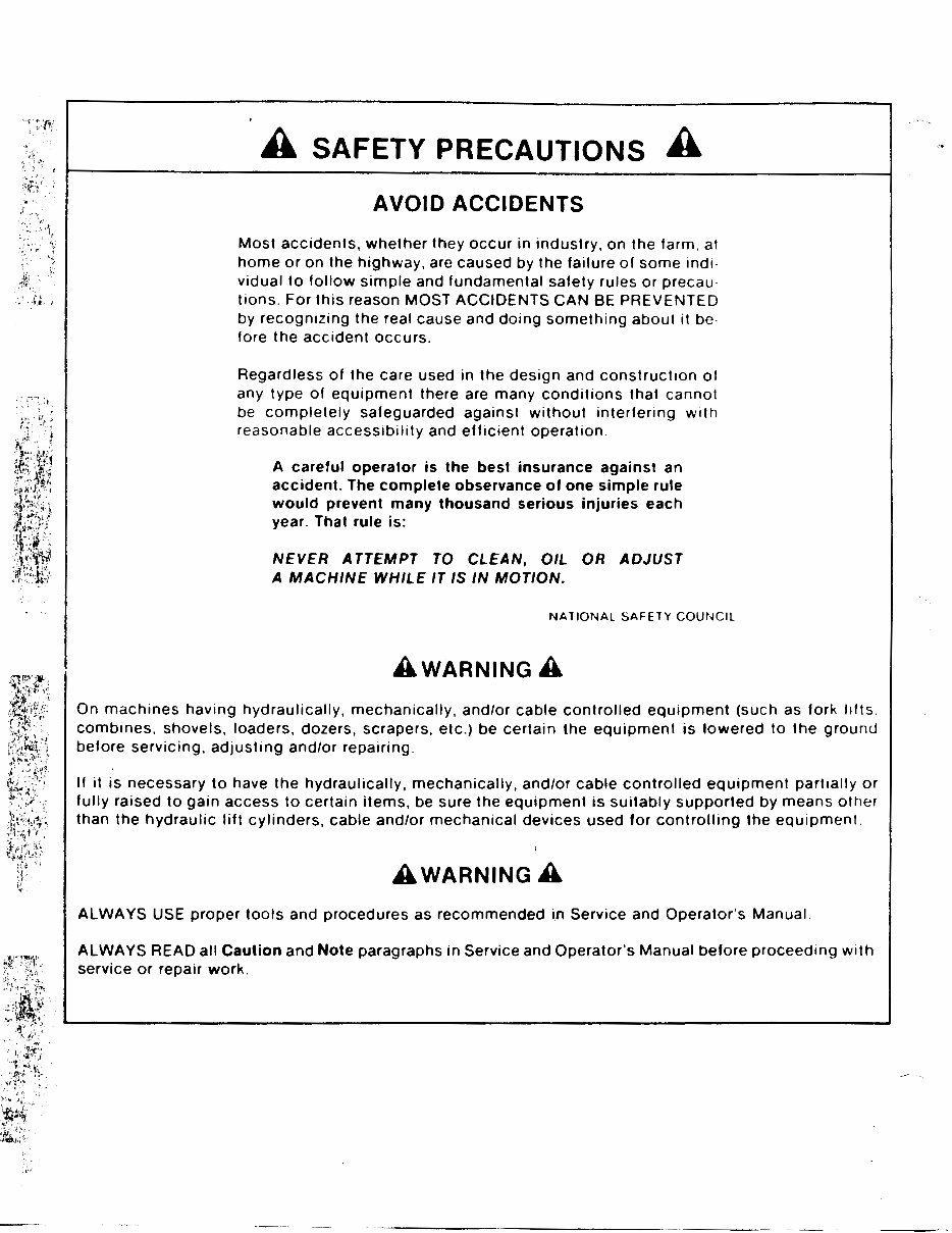 Long Tractors Repair Service Manual For 360 460 510 Series