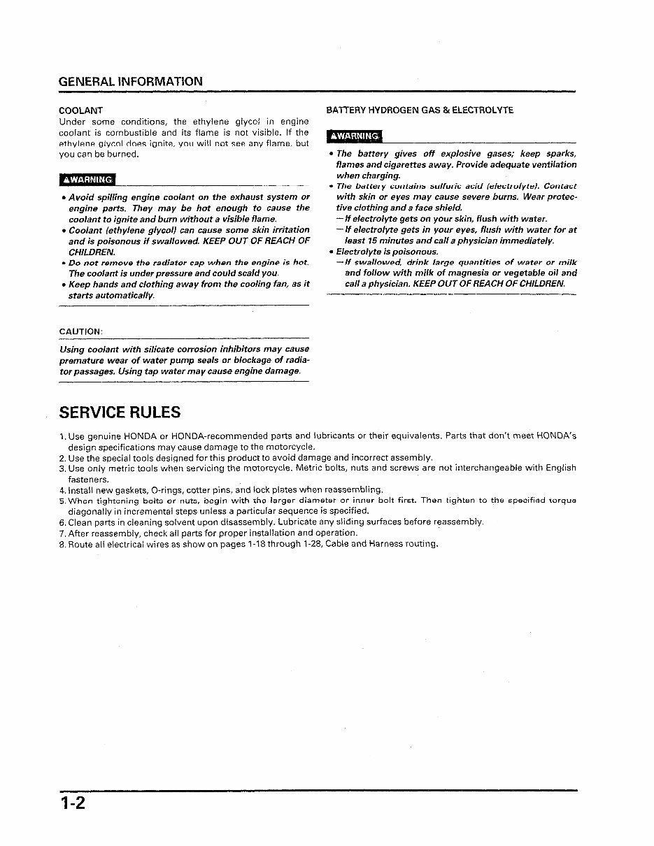 HONDA CBR 600 F4I SERVICE MANUAL PDF visual data 7