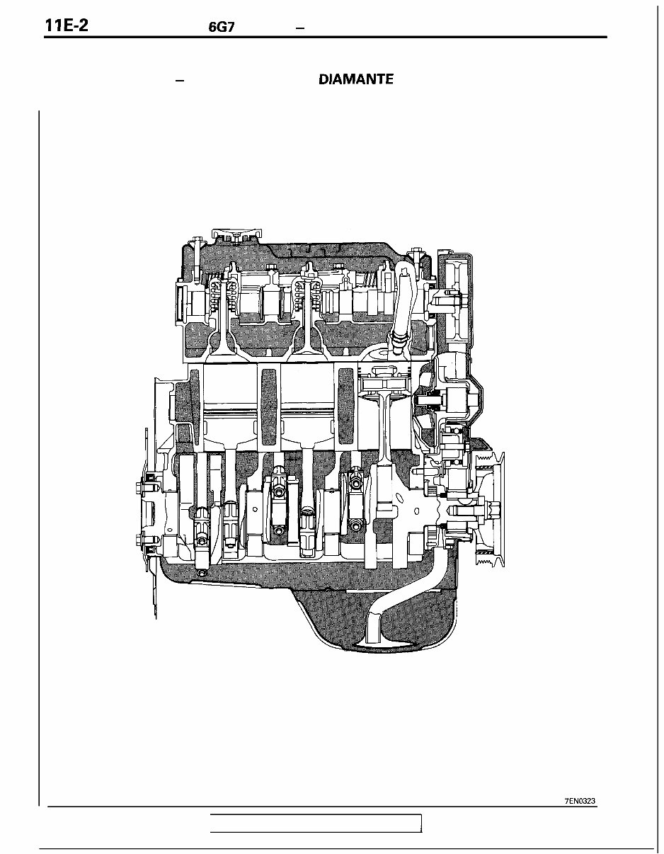 Mitsubishi 3000gt Stealth 6G72 DOHC SOHC V6 engine manual