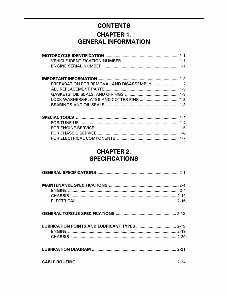 Yamaha TTR250L TTR250C 1999-2006 Service Repair Manual