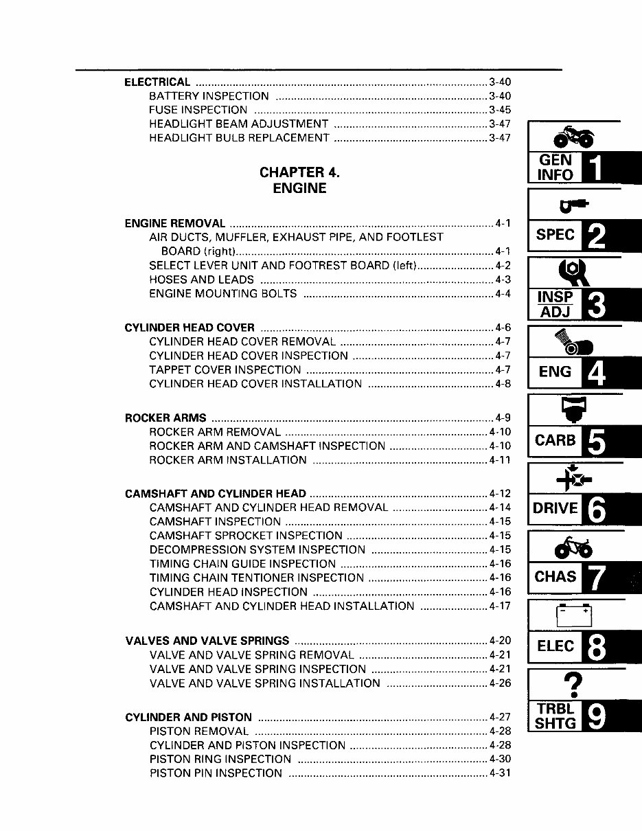 1998 Yamaha Grizzly 600 Service Repair Manual 98