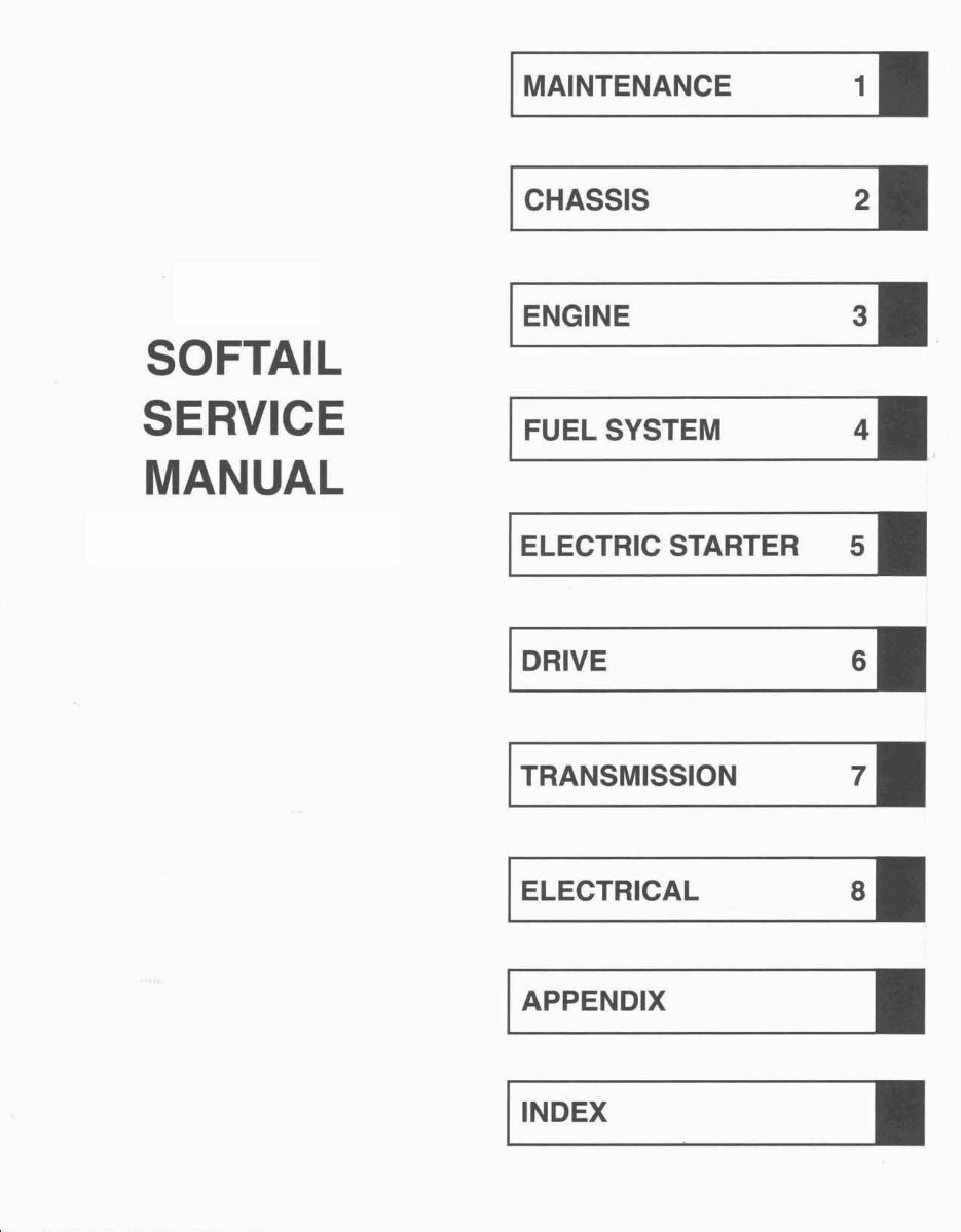 2004 HARLEY DAVIDSON HERITAGE SOFTAIL SERVICE MANUAL visual data 8