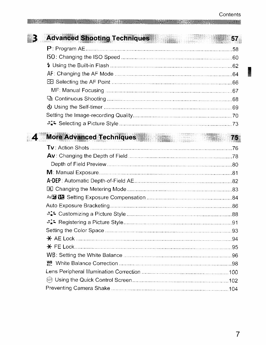 Canon EOS 500D and Rebel T1i Instruction Manual