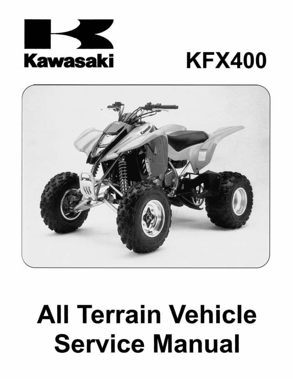 20032006 Kawasaki KFX400 ATV Repair Manual Manuals Online