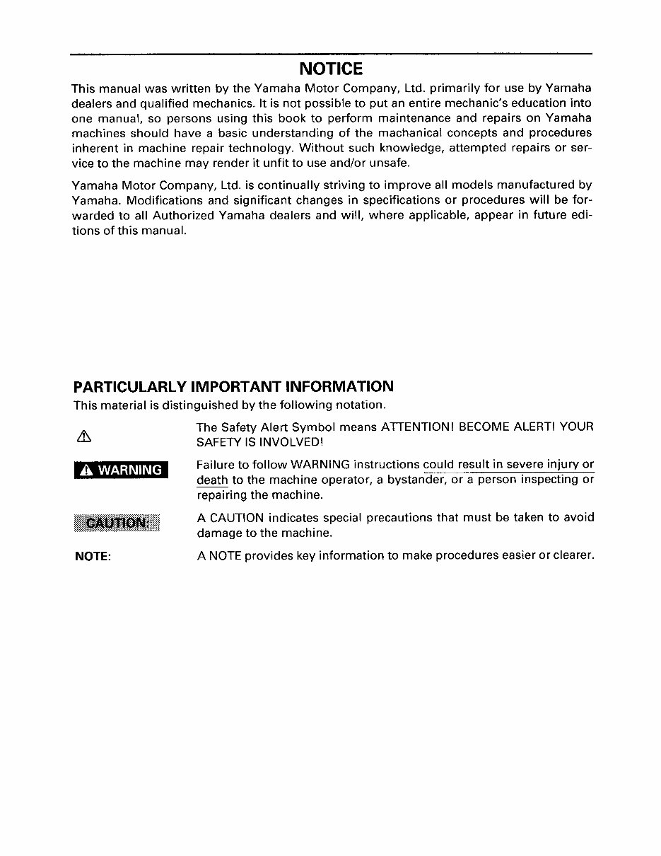 1995 YAMAHA BIG BEAR 350 SERVICE MANUAL PDF visual data 3