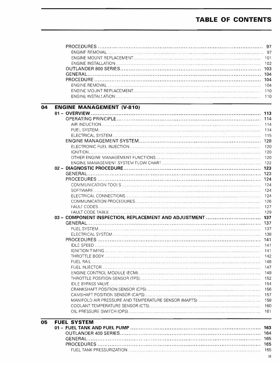 2005-2007 Can-Am Outlander Max 400 XT Service & Repair Manual