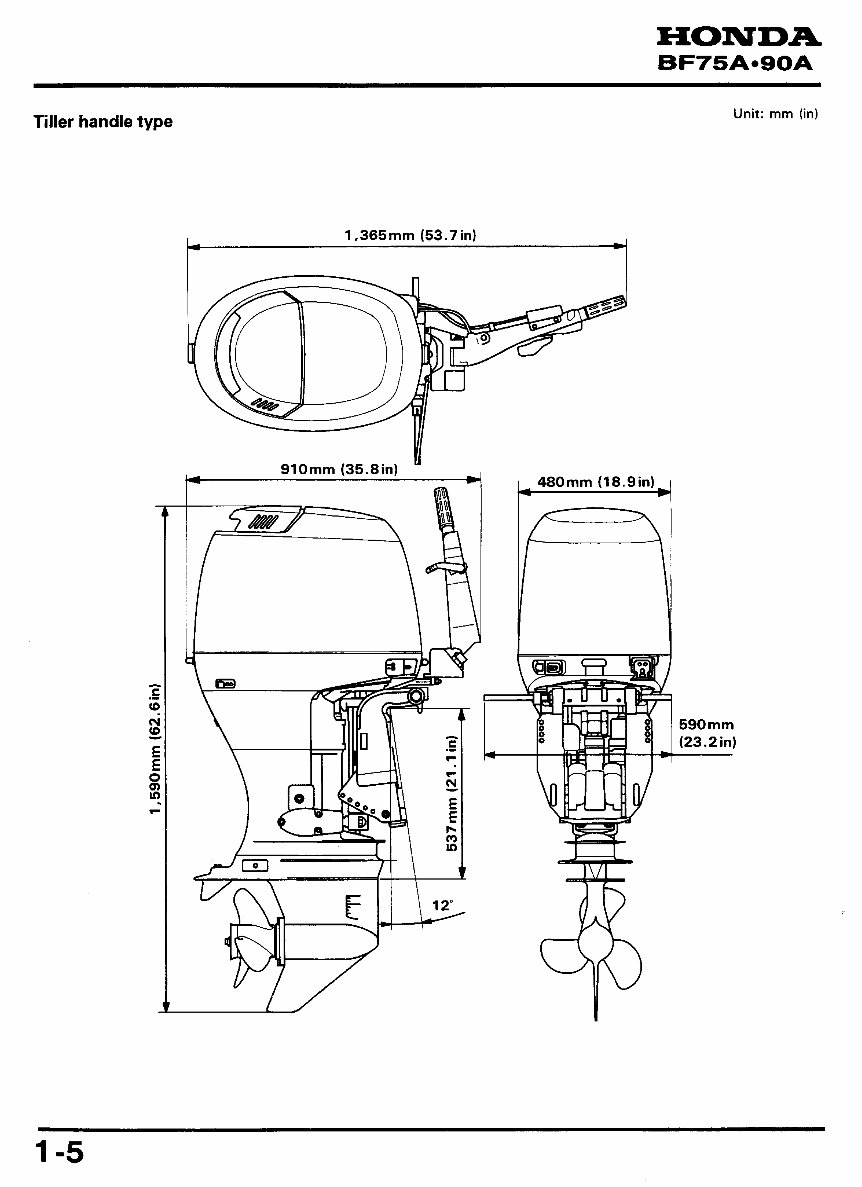 Honda Marine Outboard BF75A BF90A Workshop Service Repair Manual Downlaod