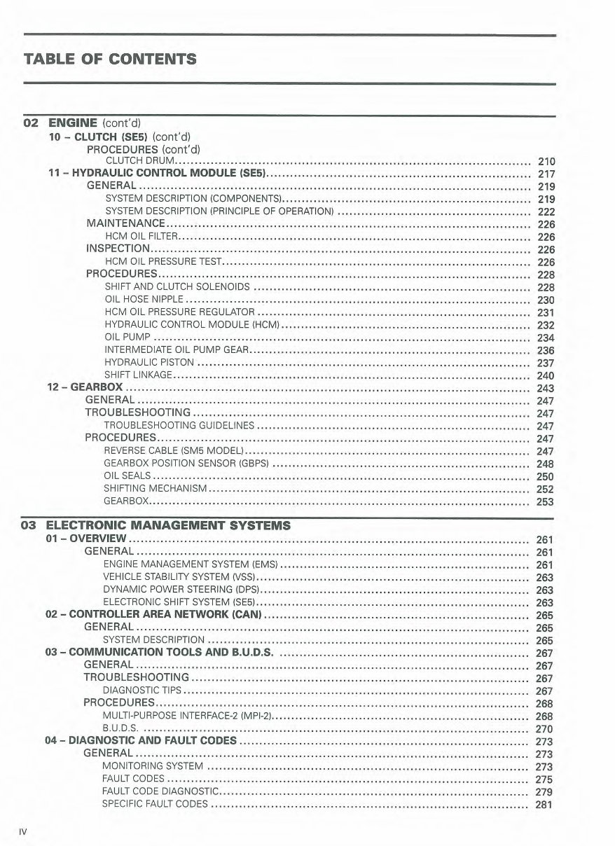 Can-Am 2008-2011 Spyder GS RS RS-S Roadster Service Manual