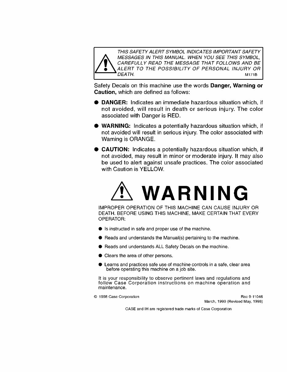 Case 584e   585e   586e Forklift Operators Manual