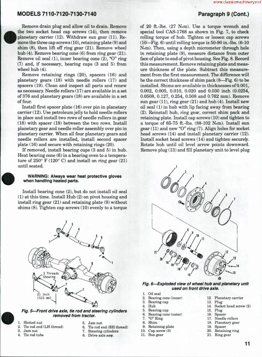 Case IH 7130 Tractor Service Repair Manual | Manuals Online