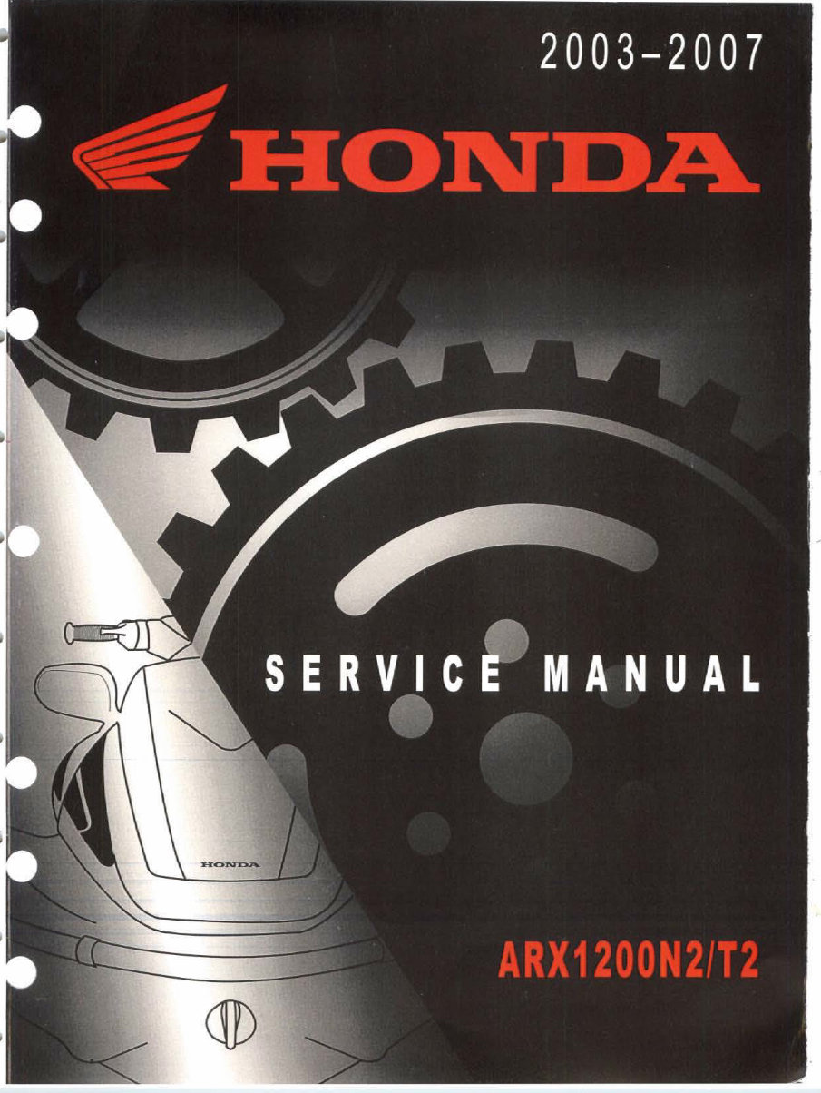 Honda Aquatrax F12, ARX1200, 2 Seat PWC Complete Service