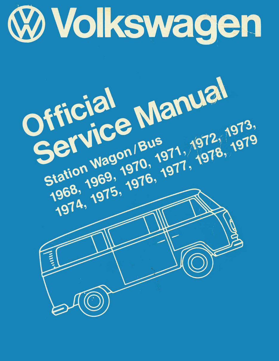 Volkswagen Station bus 1968-1979 Repair Service Manual preview img 1