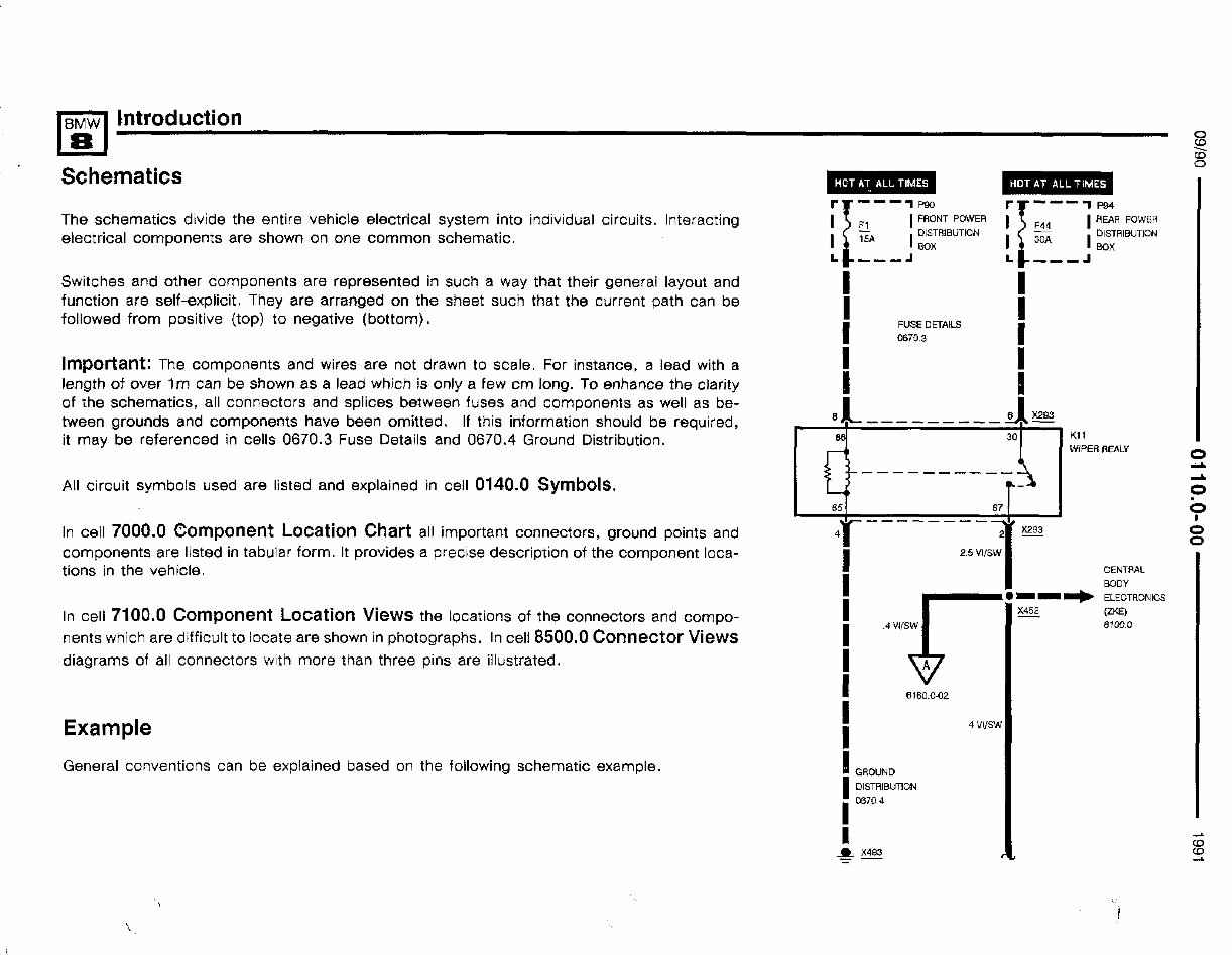 1991 BMW 850i E31 Wiring Diagram Manuals Online