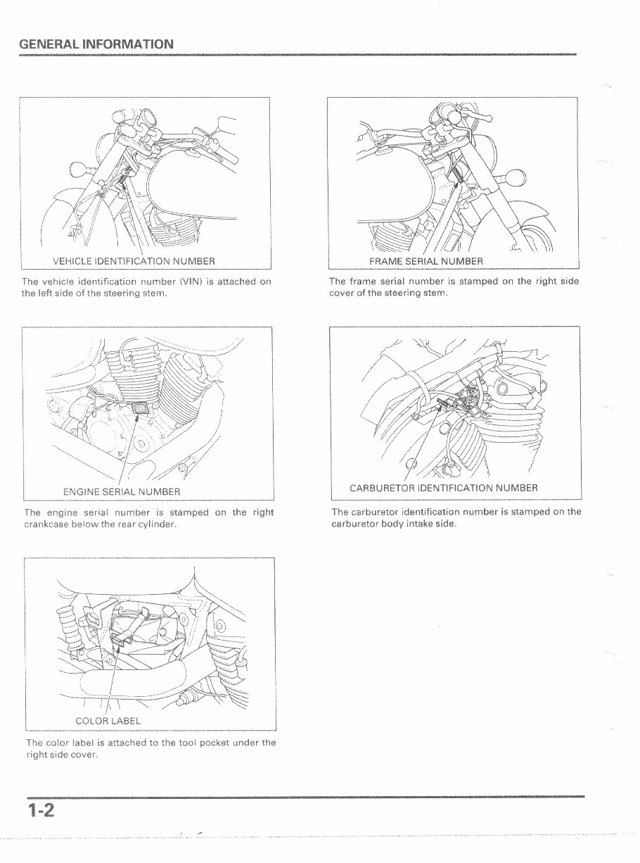 HONDA SHADOW VT1100 SERVICE MANUAL PDF visual data 5