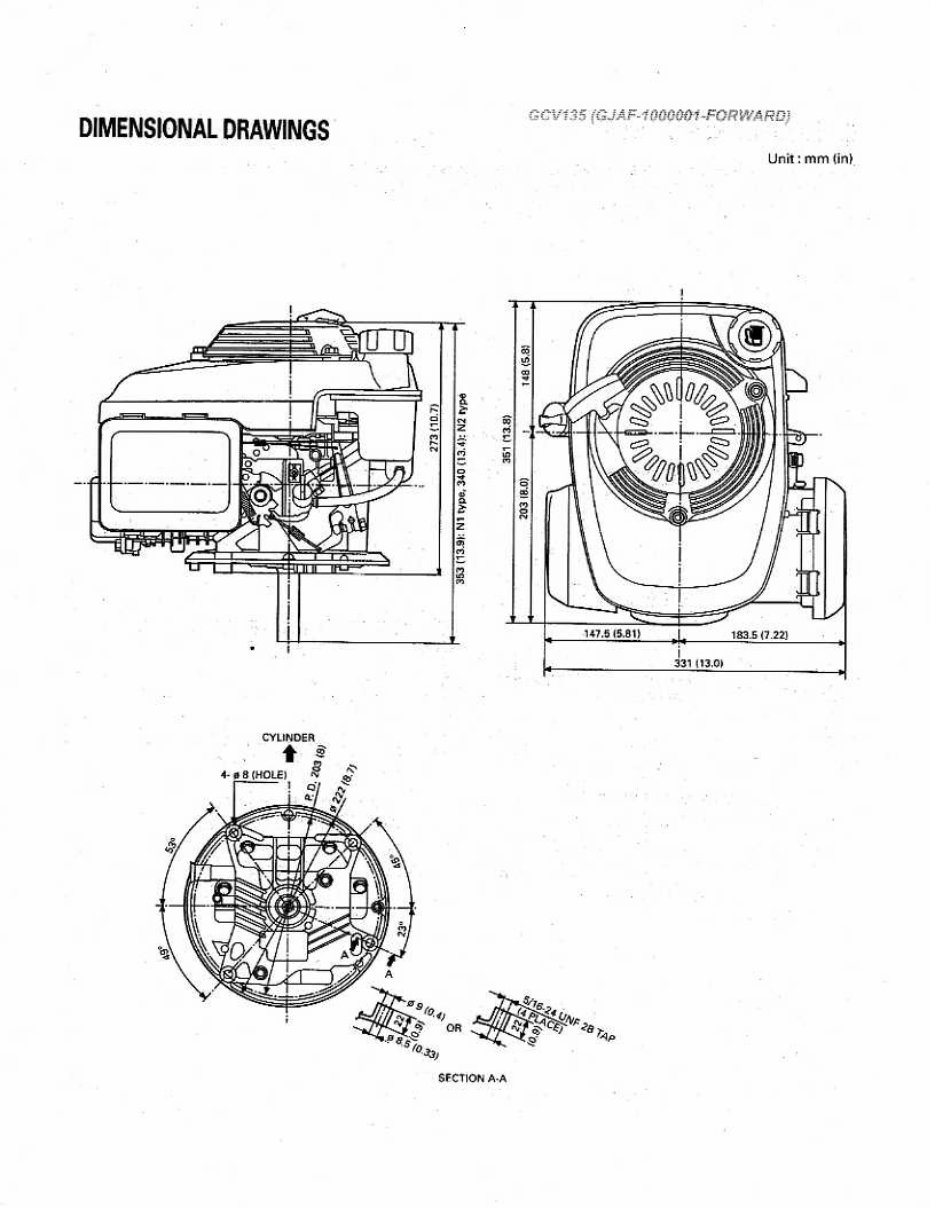 HONDA GCV160 VERTICAL SHAFT Engine Repair Manual