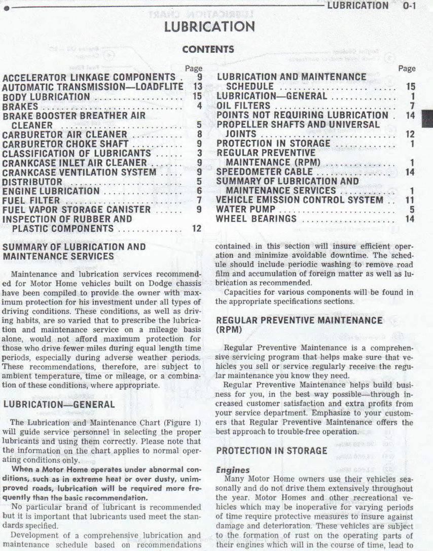 DODGE MOTORHOME CHASSIS M300 375 RM300 350 400 Repair Manual