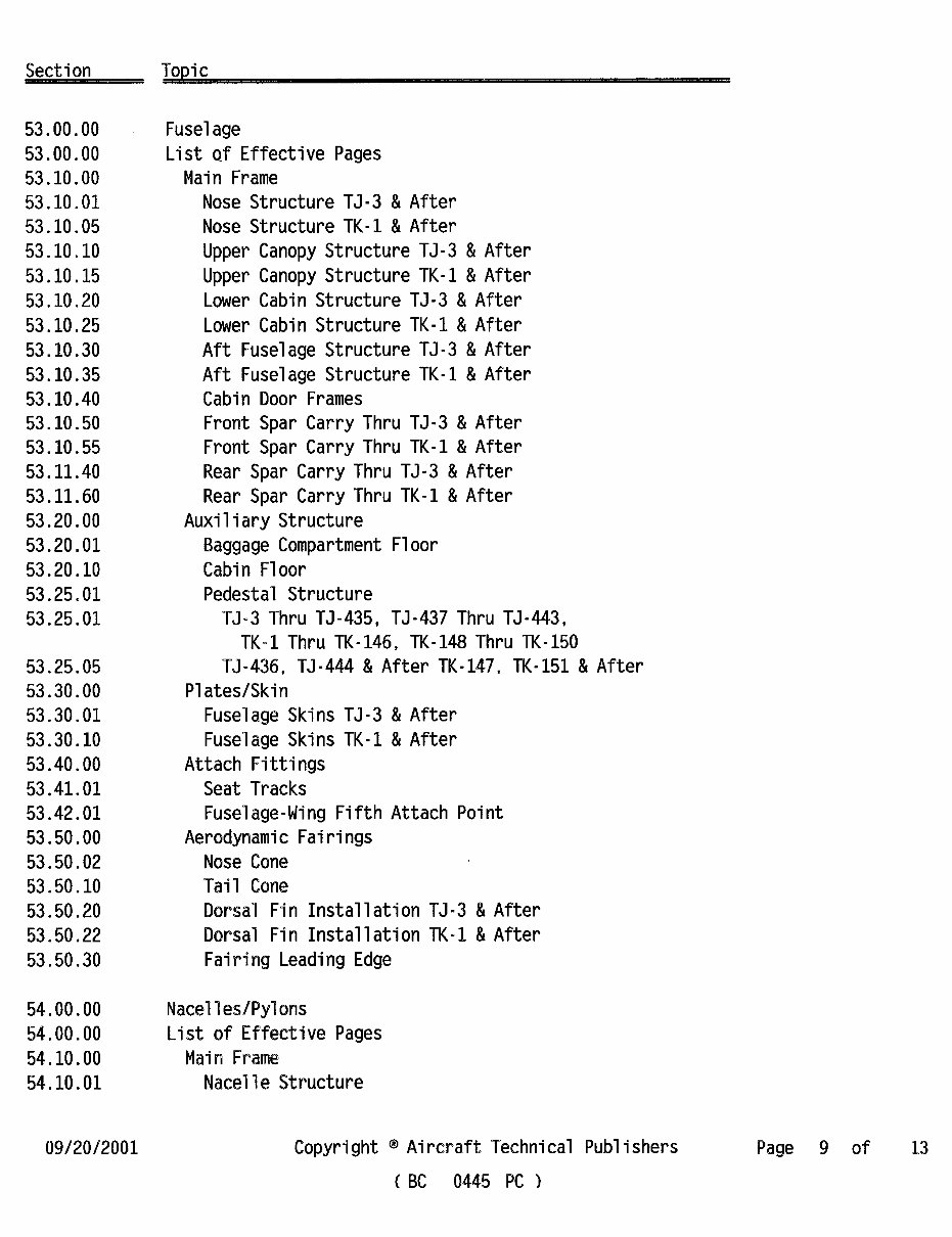 Beechcraft baron 58P 58TC parts manual IPC Manuals Online