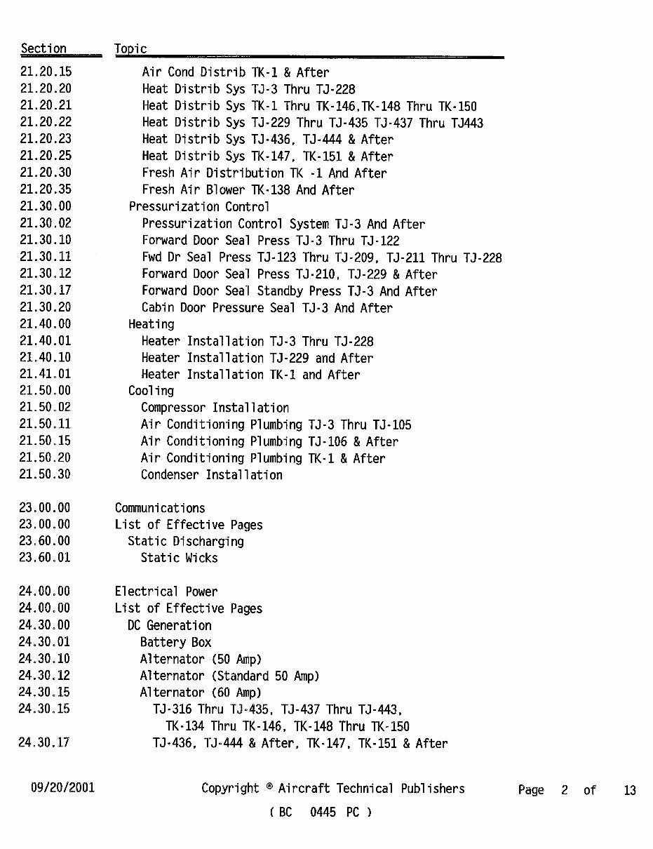 Beechcraft baron 58P 58TC parts manual IPC Manuals Online