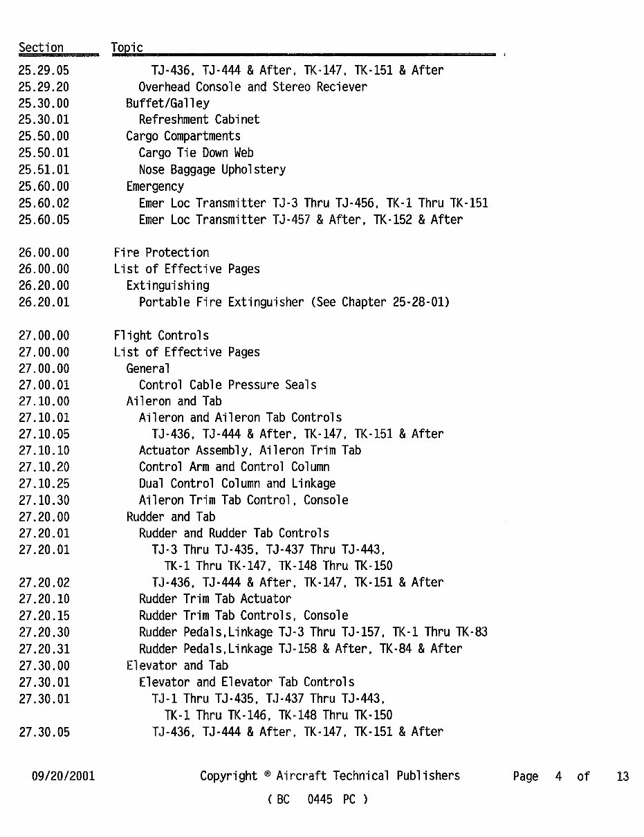 Beechcraft baron 58P 58TC parts manual IPC Manuals Online
