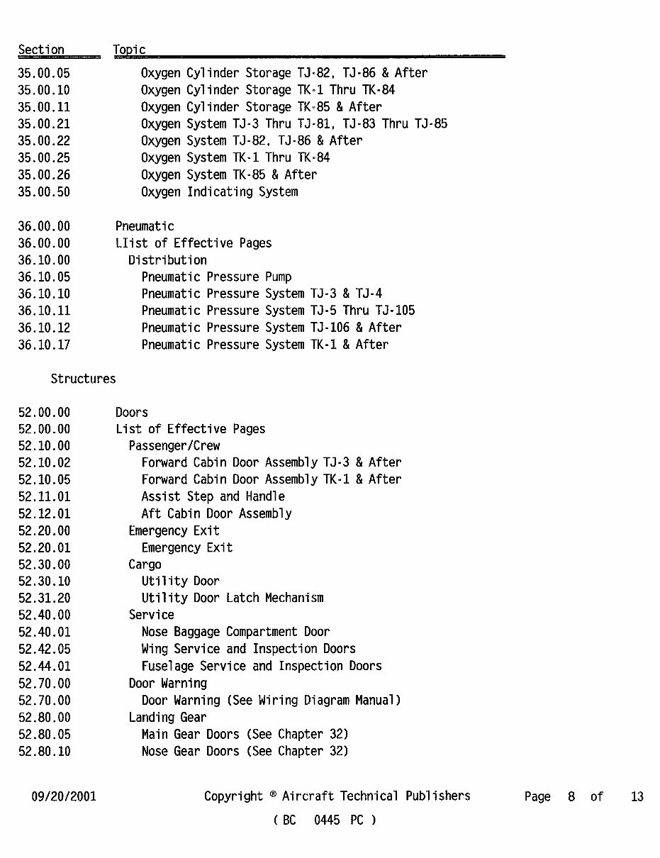 Beechcraft baron 58P 58TC parts manual IPC Manuals Online