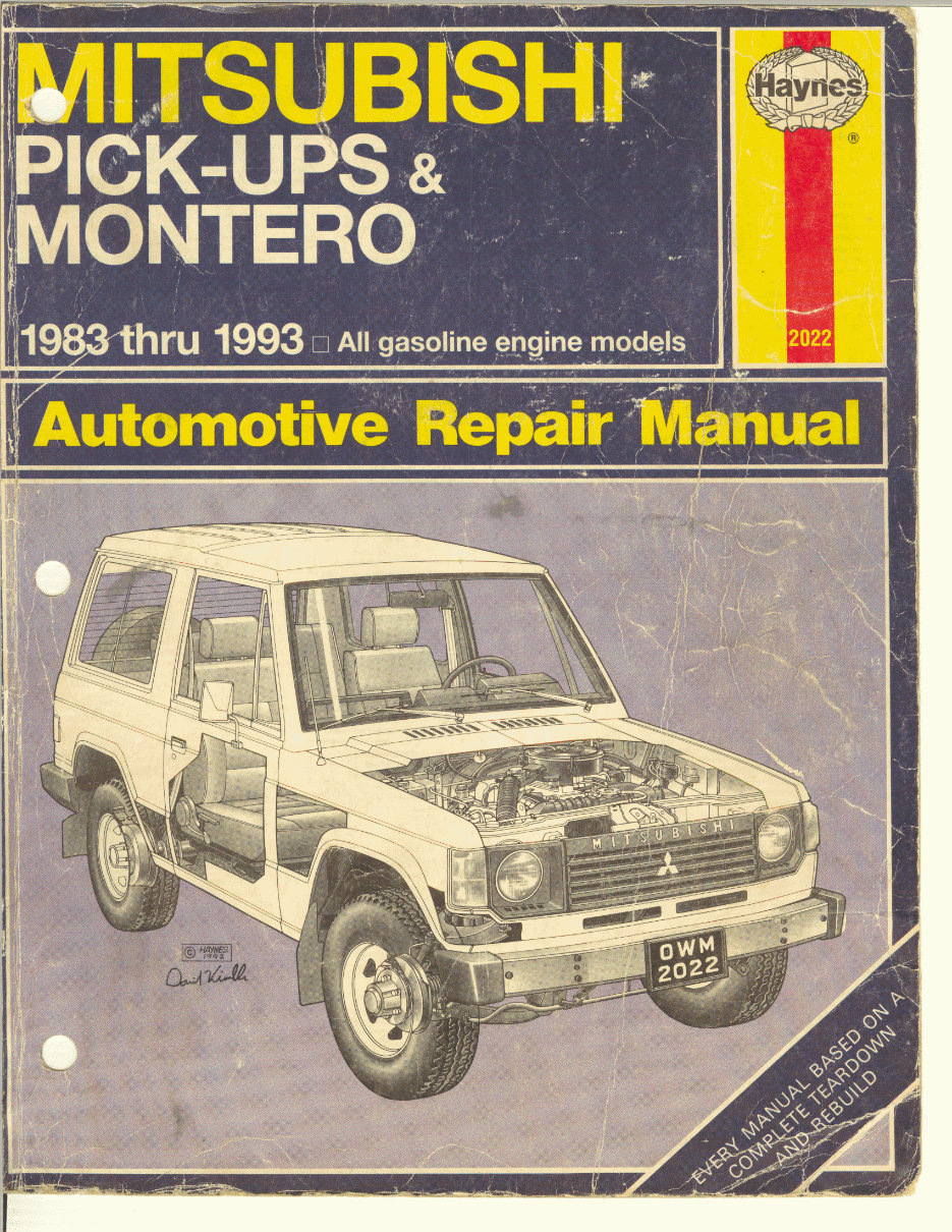 MITSUBISHI MIGHTY MAX Truck Service Repair Manual 1982-1993