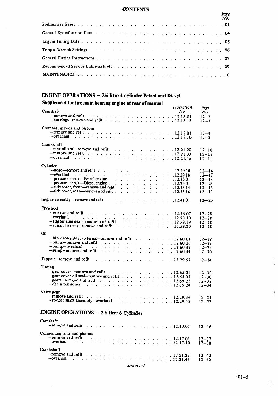 Land Rover LR LandROVER Series III 3 Repair Service Manual Fix