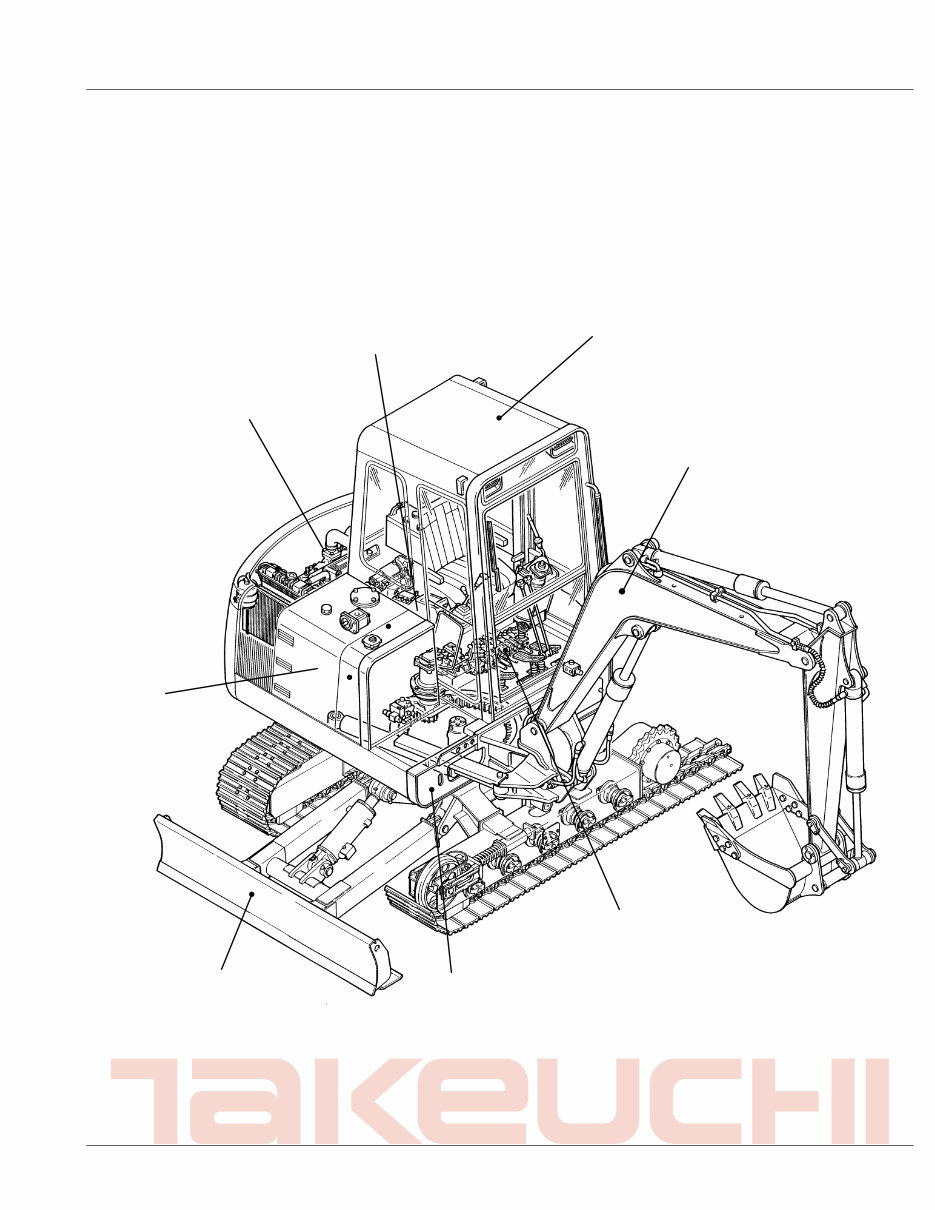 TAKEUCHI Excavator BODY Parts Catalog TB045