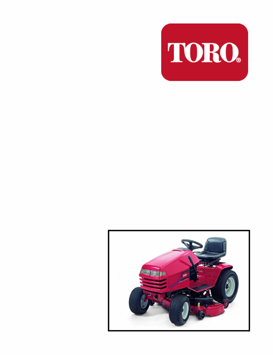 Toro Wheel Horse 260 Series Service Manual Manuals Online