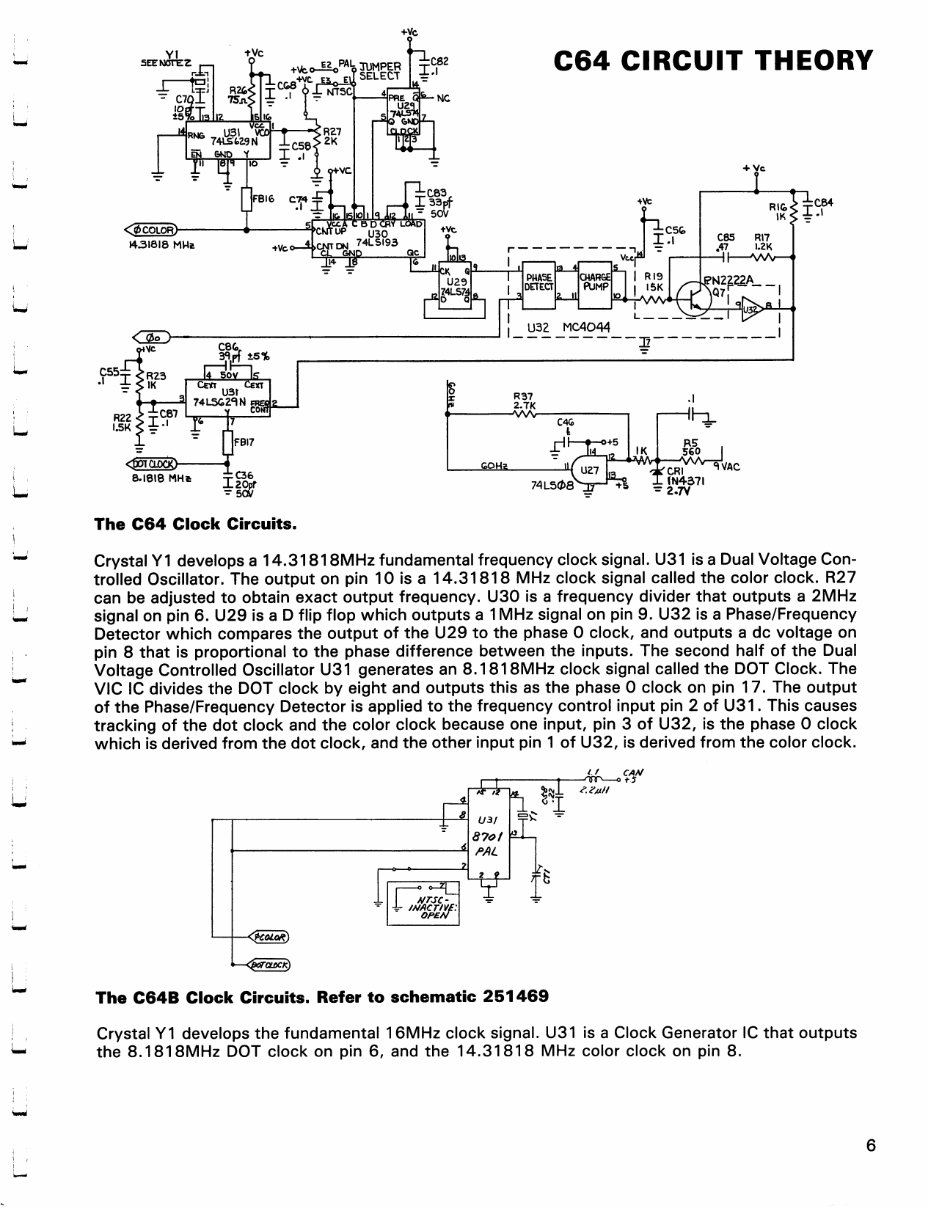 COMMODORE C64 C64C Service Repair Fix Manual