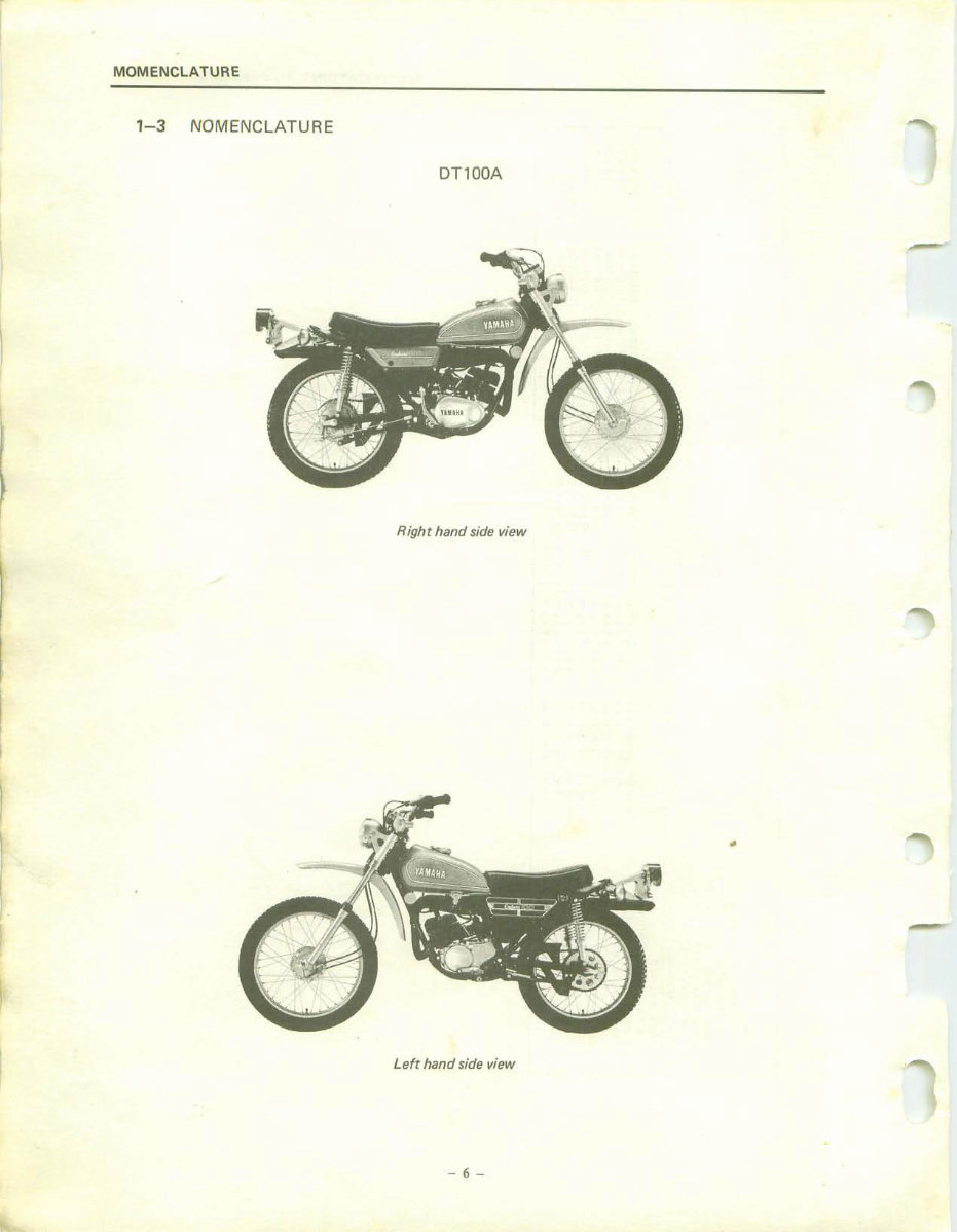 Yamaha DT100 DT 100 Motorcycle Complete Workshop Service Repair Manual