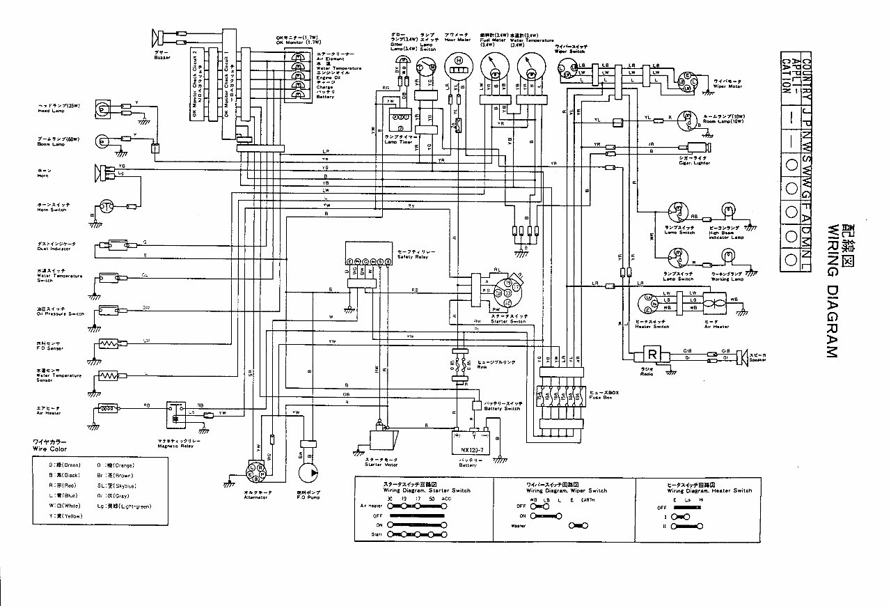 Yanmar Crawler Backhoe YB451(-2) & YB501(-2) Parts Catalog Manual