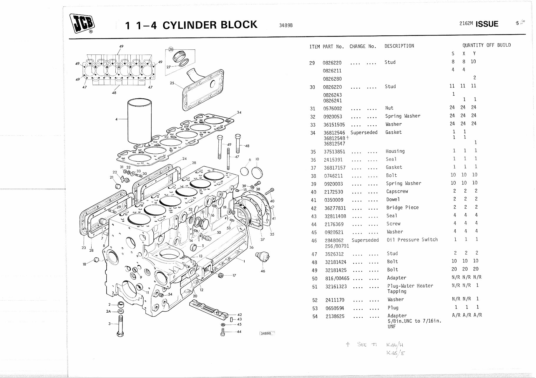 Perkins Engine T6.354 Series Parts Catalogue Manual