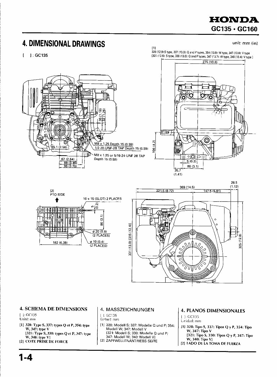 Honda GC160 Horizontal Shaft Engine Repair Manual