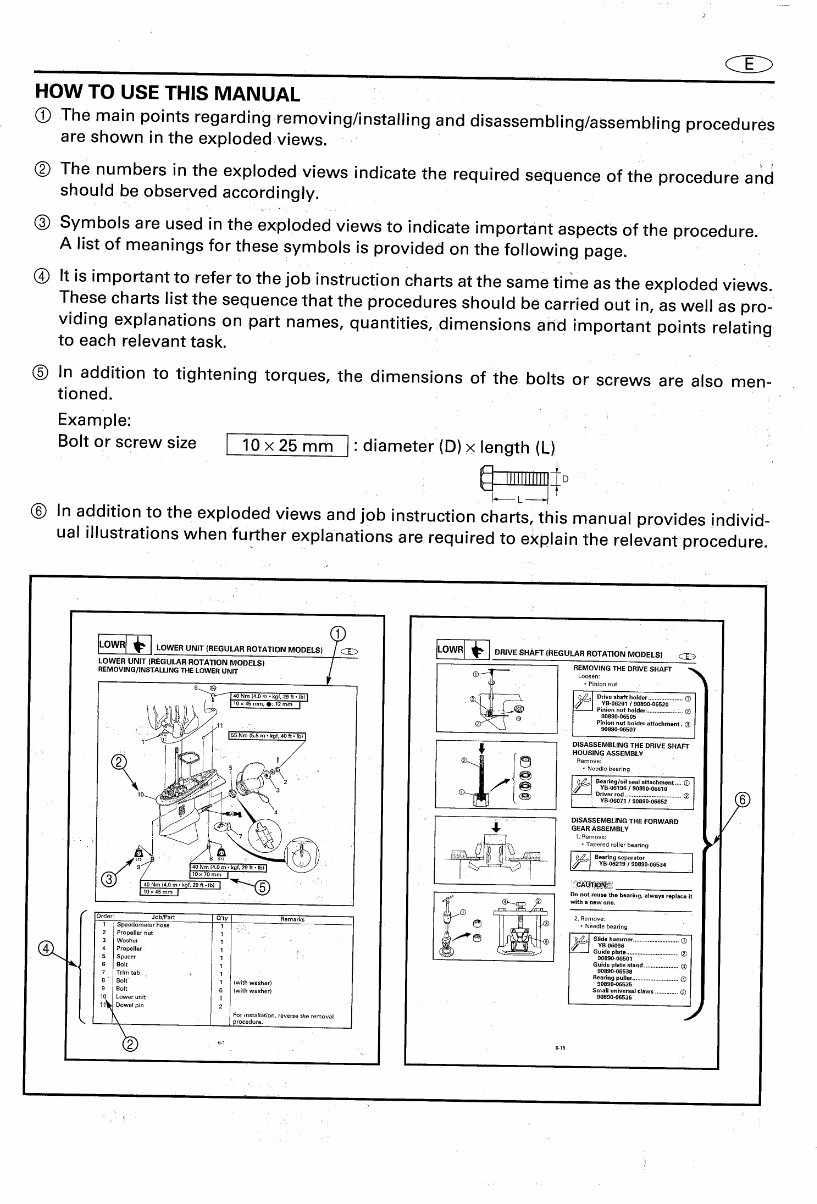 2001-2005 YAMAHA 50HP 4-STROKE OUTBOARD Repair Manual