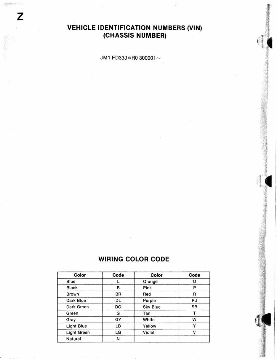 1994 Mazda Rx7 Wiring Diagram Manuals Online