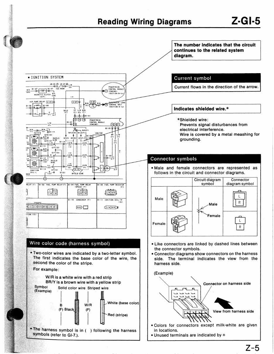 1994 Mazda Rx7 Wiring Diagram Manuals Online