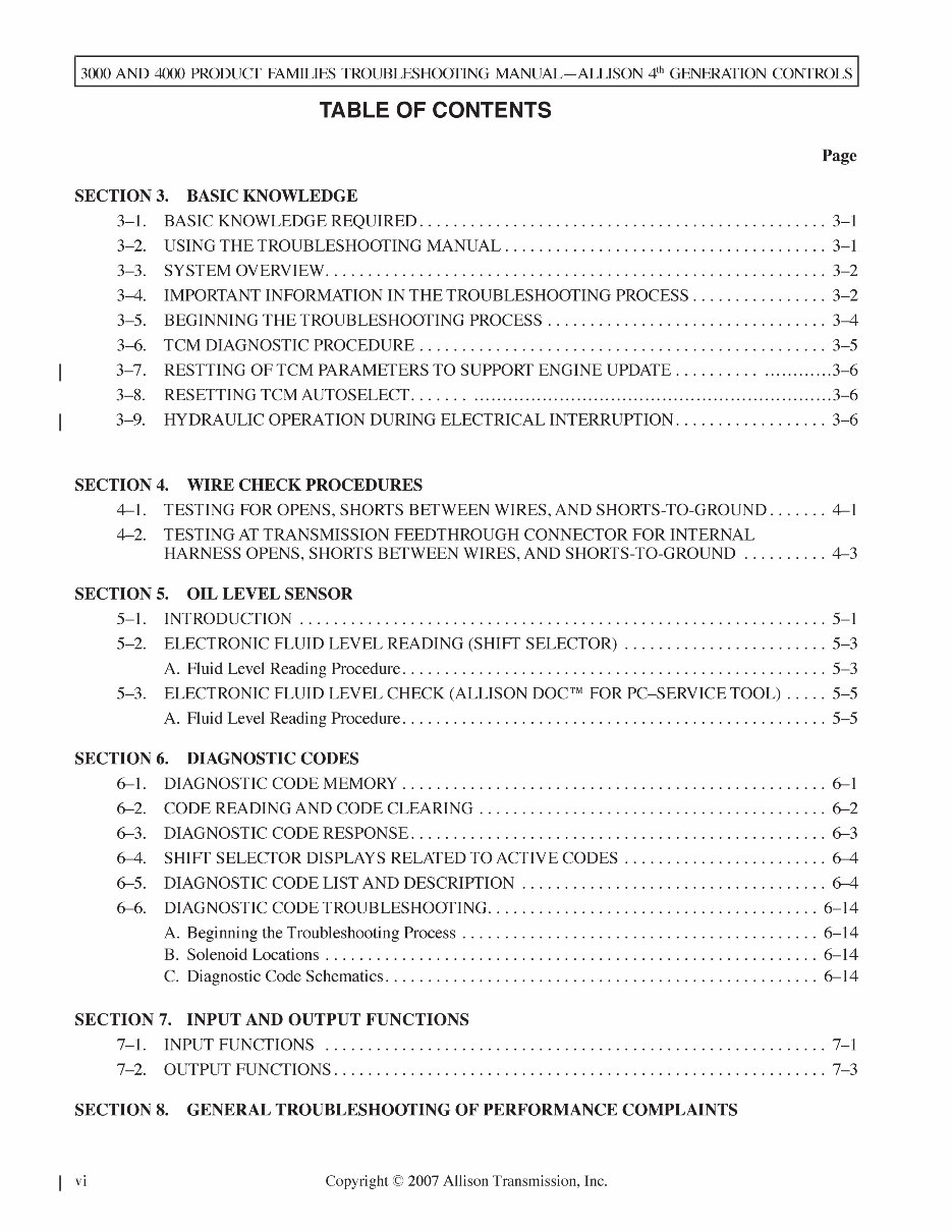 ALLISON Transmission 4500 RDS Full Service Repair Manual