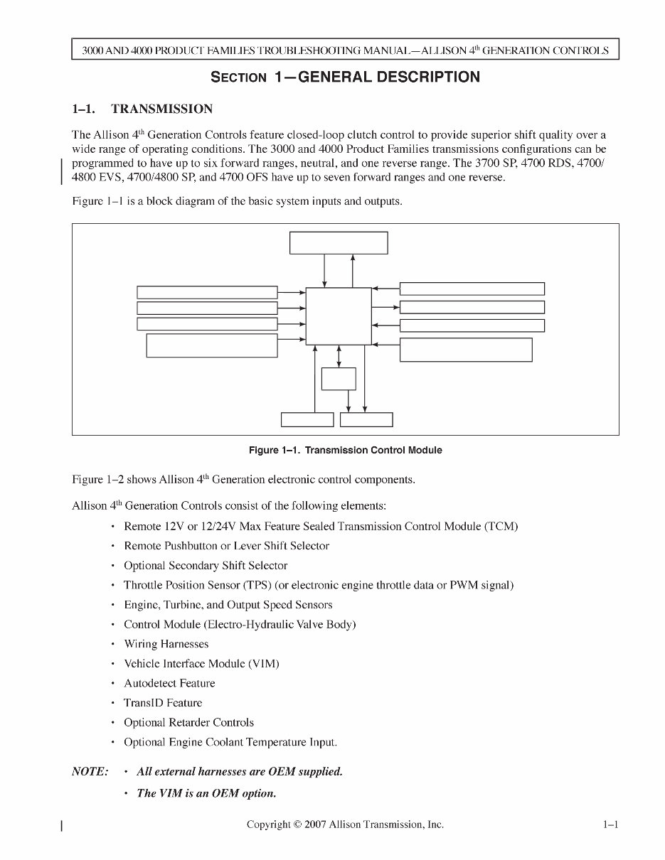 ALLISON Transmission 4500 RDS Full Service Repair Manual