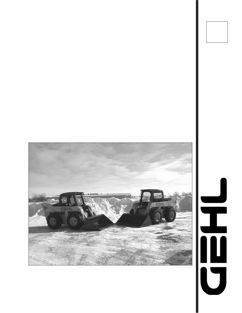 GEHL 7600 7800 Skid Steer Loader Parts Manual IPL