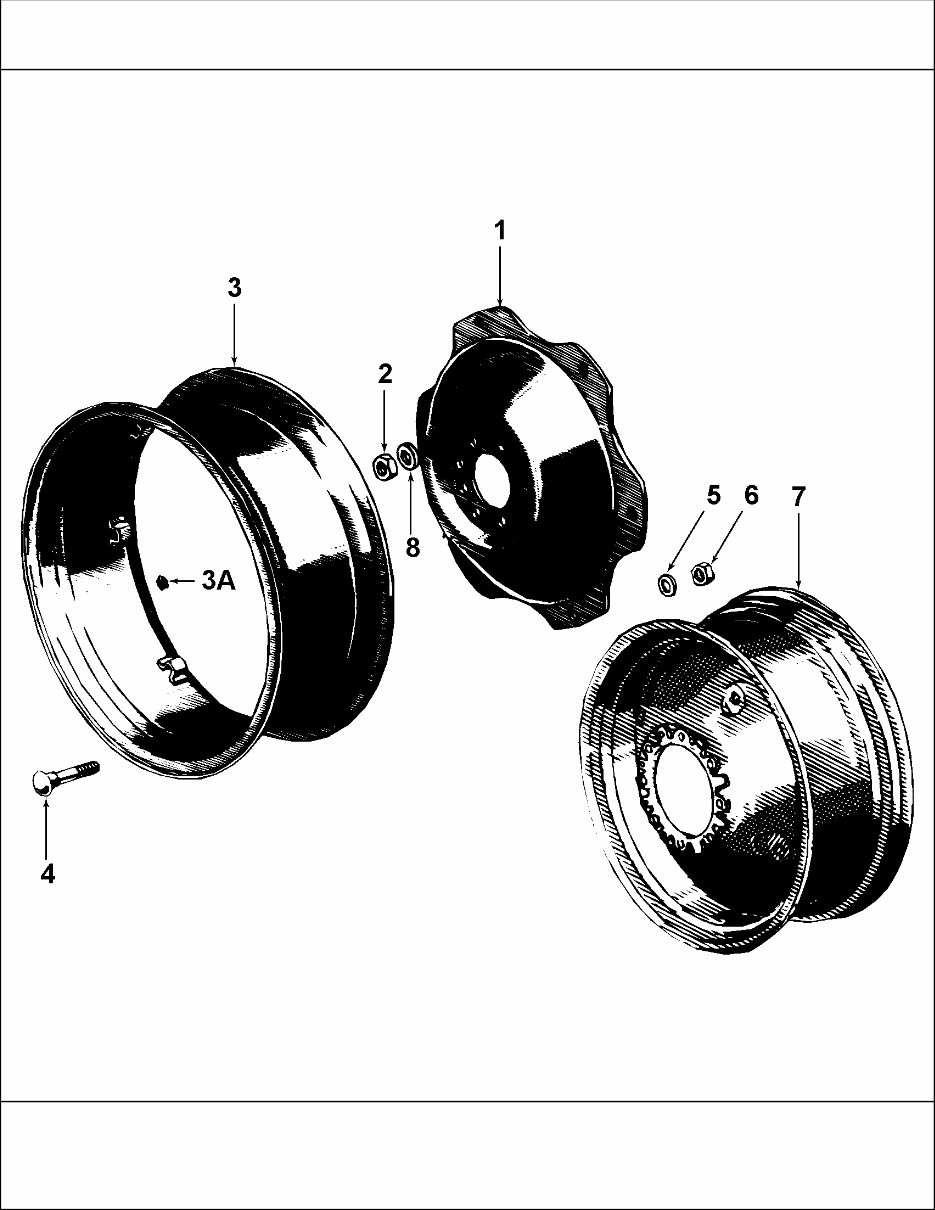 New Holland Ford 545d Illustrated Master Parts List Manual Tractor Loader