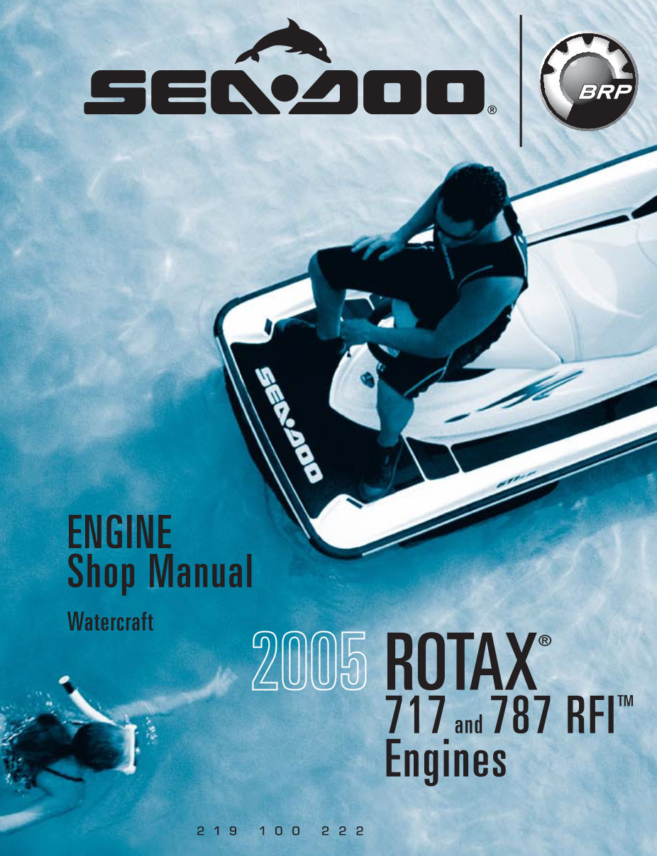 SeaDoo ROTAX 787 RFI Engine Service Manual