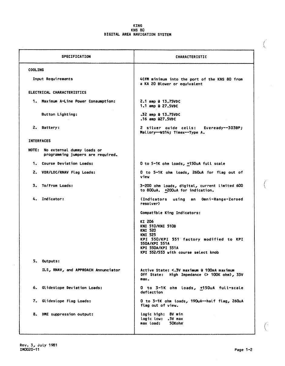 Bendix King KNS 80 installation manual RNAV Manuals Online