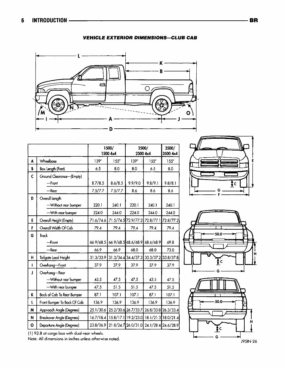 Dodge Ram 2500 Series 1996 1997 Workshop Service Manual